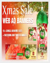 Christmas Sale Advertise Banner Design Download
