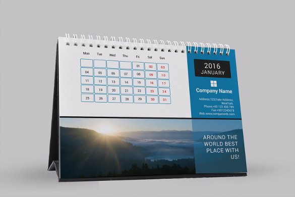 Desk Calendar Template - 42+ Free PSD, AI, Indesign, EPS Formats Download