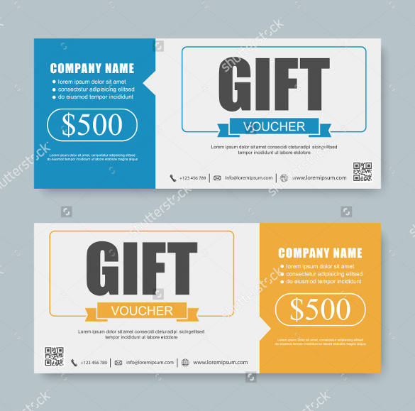 voucher gift certificate coupon template download