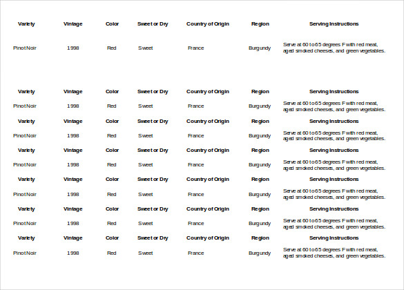 15+ Liquor Inventory Templates – Free Excel, PDF Documents Download ...