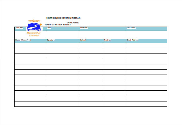 18+ Sign In Sheet Templates – Free Sample, Example, Format Download!