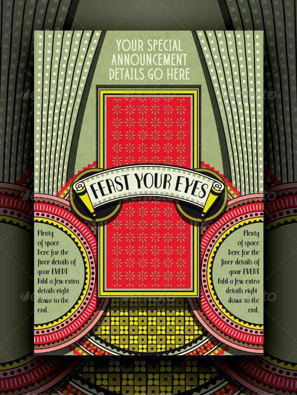 17+ Inspiring Examples of Art Deco Posters PSD, Vector EPS Free