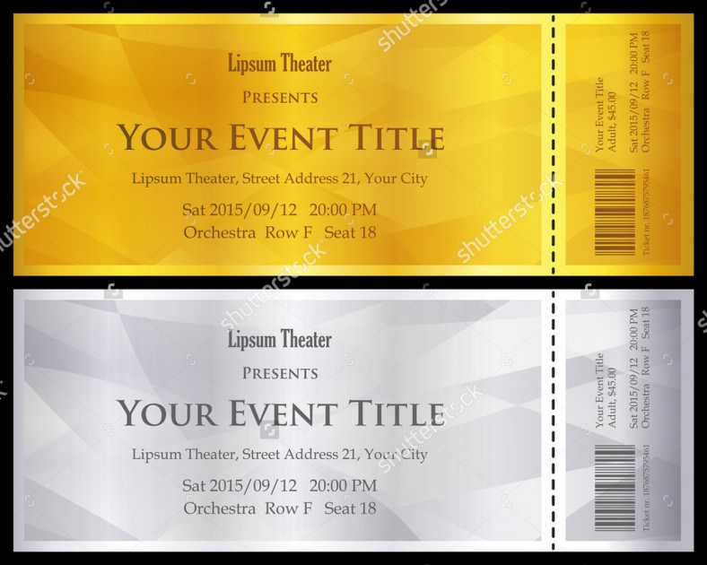 25+ Ticket Voucher Templates PSD, EPS, PDF, Word