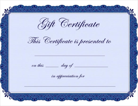 babysitting gift certificate voucher template