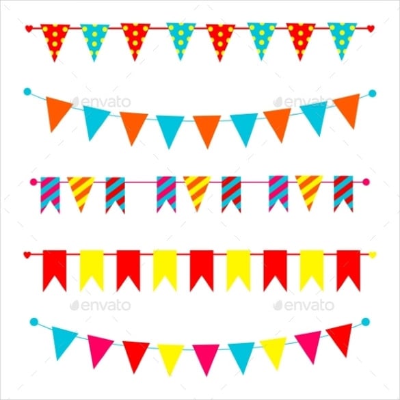 blowing sample triangle banner template