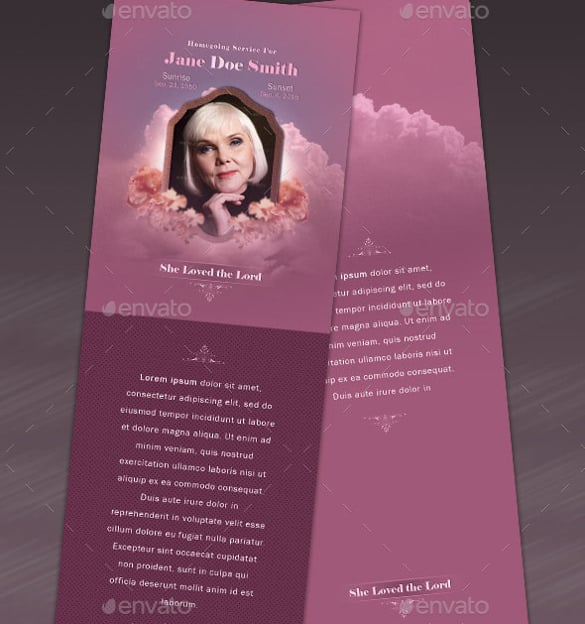 complete funeral bookmark set with stationary
