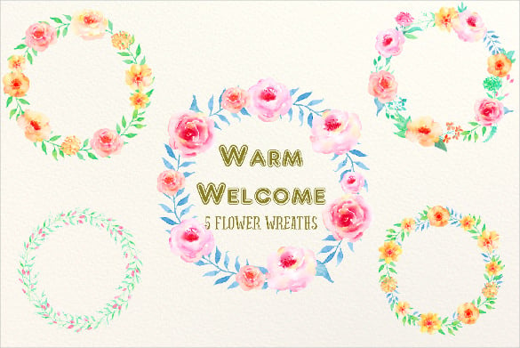 flowers sample welcome banner template