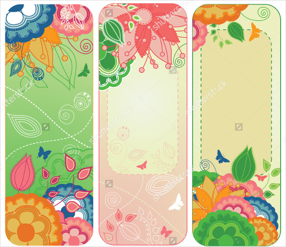 Vector bookmarks with green tropical leaves, plumeria and hibiscus flowers  on black background. Summer or spring tropical vertical templates. Trendy  exotic jungle design.. Stock Vector | Adobe Stock