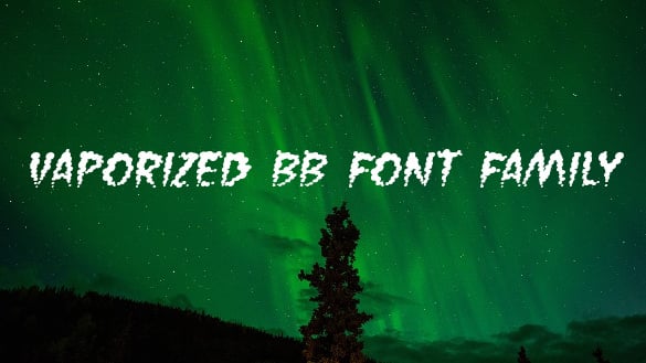vaporized bb font family otf format download