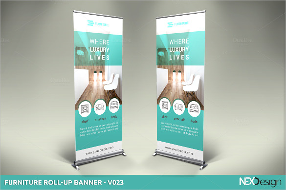 furniture ad sample banner template