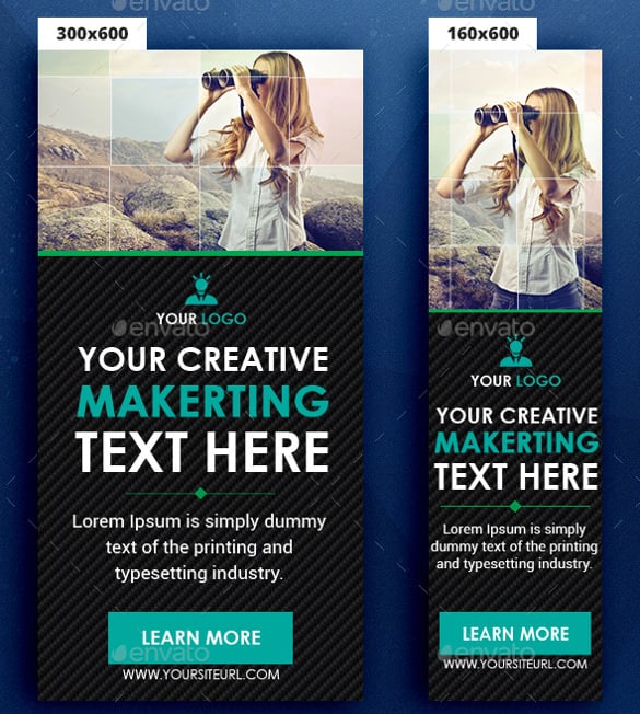 creative banner ad sample template