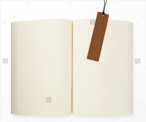 print ready blank bookmark template