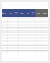 Inventory Control Template Free Download in Excel