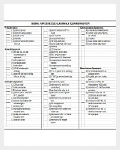 Tools And Equipment Inventory Document Free Download