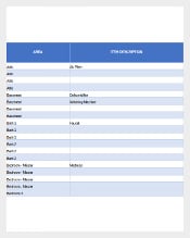 Free Excel DatabaseHome Inventory Template
