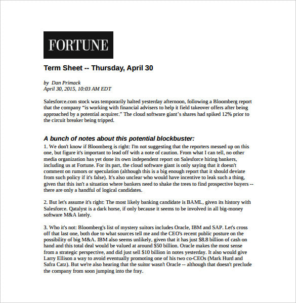 fortune-term-sheet-sample-template-free-download