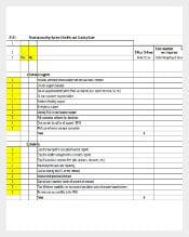Checklist Warehouse Inventory Template