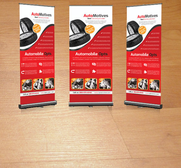 rollup sample vertical banner template