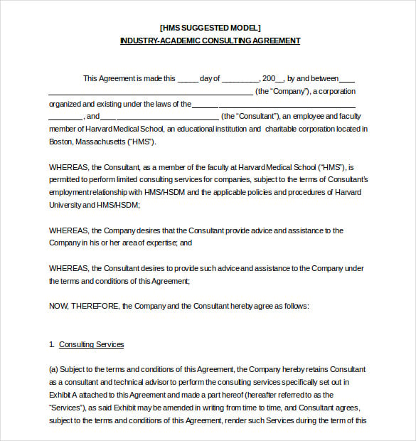 HR Agreement Template - 17+ Free Word, PDF Document Download