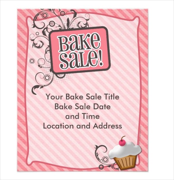 Bake Sale Flyer Template Free Best Template Ideas