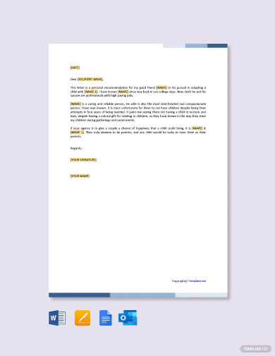 Reference Letter Templates – 40+ Free Word, Pdf Documents Download 