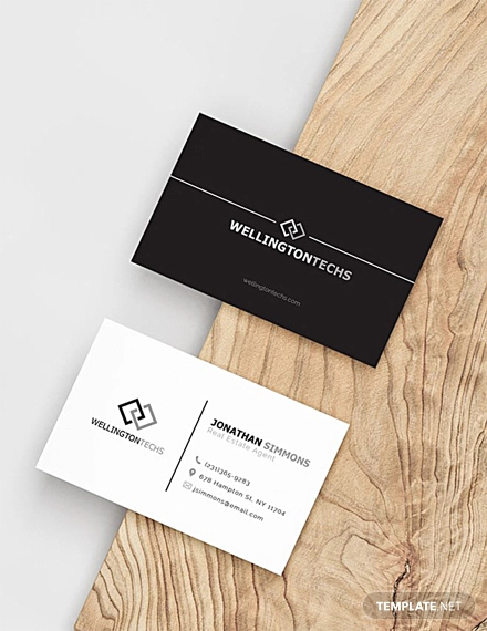 blank business card