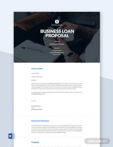 How To Write A Business Proposal For A Loan