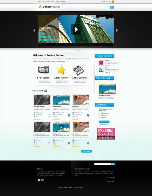 18+ Responsive Video Website Themes & Templates