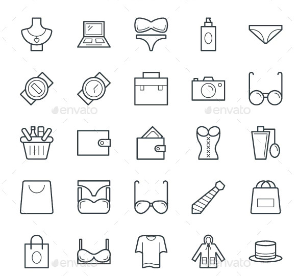 Wedding planning glyph icons set. Gifts, men's accessories