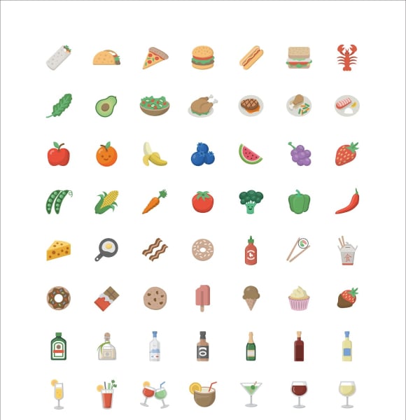 food emoji for iphone