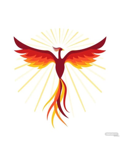 phoenix bird vector