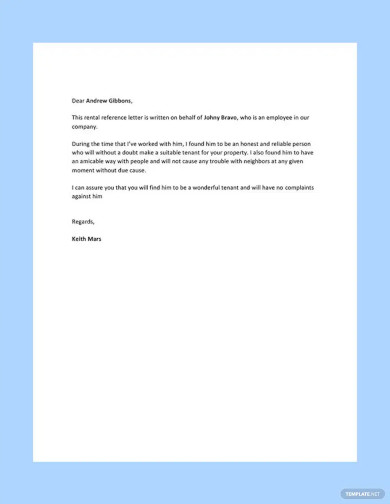 Reference Letter Templates – 40+ Free Word, PDF Documents Download ...