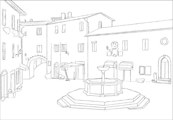 street easy drawing template