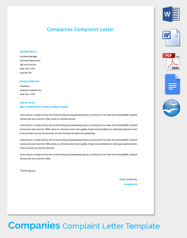 companiescomplaint