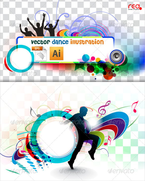 music-sample-party-banner-template