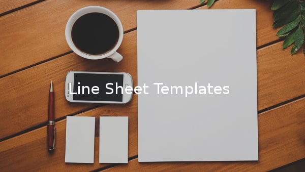 line sheet templates