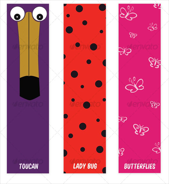 animals bookmarks templates download