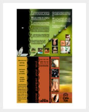 Massage Brochure Gift Voucher Free PDF Format Download