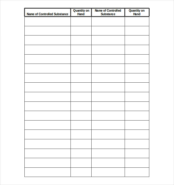 Christmas Inventory Log Template Free Log Templates