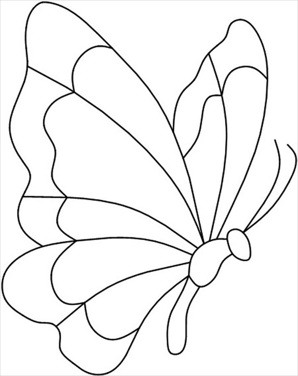 28 butterfly templates printable crafts colouring