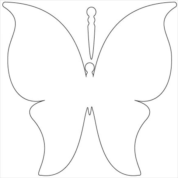 Butterfly Wing Template