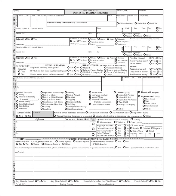 19+ Sample Police Report Templates - PDF, DOC | Free & Premium Templates