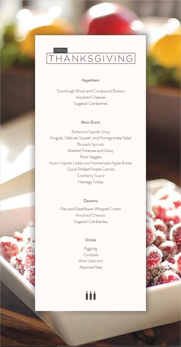 Thanksgiving Menu 22+ Free Templates in PSD, EPS Format Download