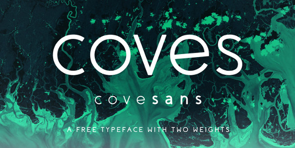 coves free logo font download