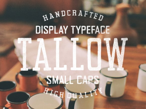 tallow true type font format download