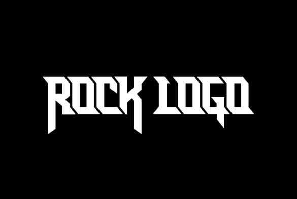 rock logo font otf format download