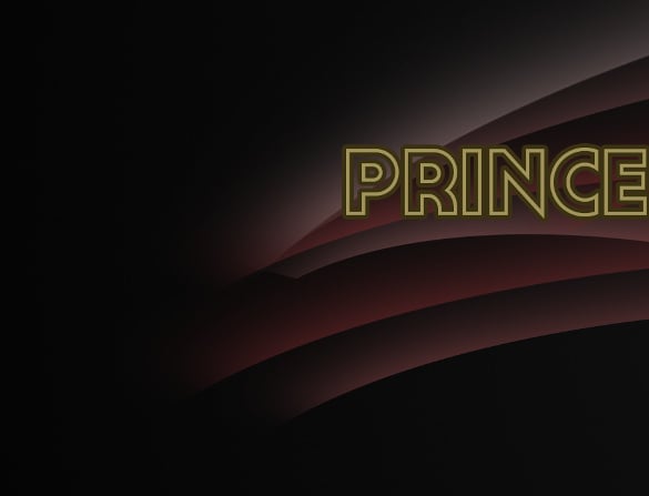 prince simple youtube banner template