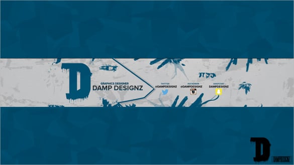 attractive youtube banner template