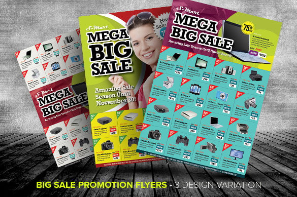 promotional sale coupon flyer template download