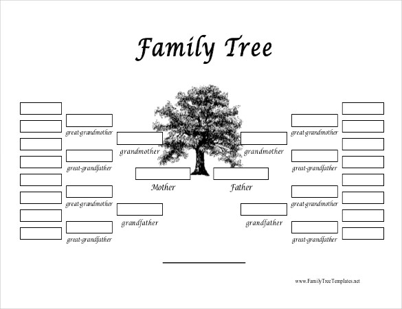 36+ Family Tree Templates - Word, PDF, PSD, Apple Pages